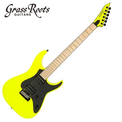 GrassRoots 그래스루츠 일렉기타 G Mirage WK Neon (Neon Yellow)