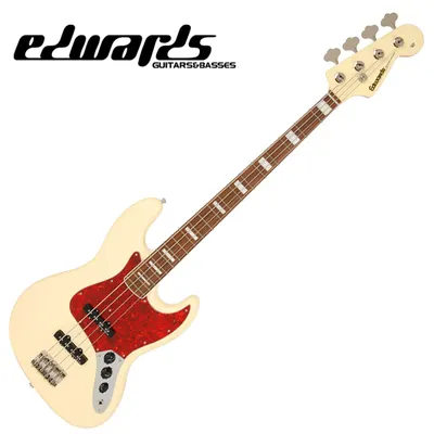 EDWARDS 베이스기타 Traditional E-JB-130 AL R / 에드워즈 베이스 (Vintage White / Maching Head)