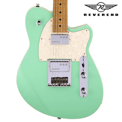 Reverend 일렉기타 Cross Cut Oceanside Green