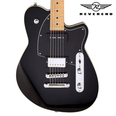 Reverend 일렉기타 Double Agent OG Midnight Black