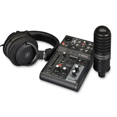 야마하 라이브 스트리밍 팩 YAMAHA AG03MK2 LSPK Black
