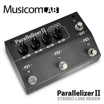 MusicomLAB 스테레오 라인 믹서/스위쳐 PARALLELIZER II