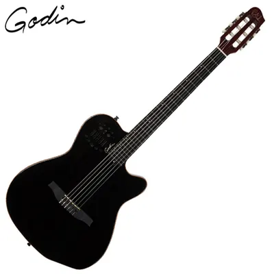Godin 고딘 전자 클래식 기타 Multiac ACS SLIM Nylon Black HG SA Electronics (032181)