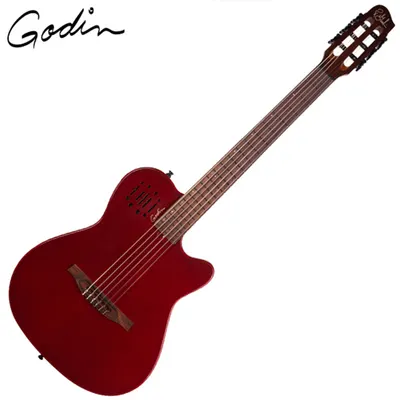 Godin 고딘 전자 클래식 기타 Multiac Mundial Aztek Red Encore Electronics (052394)