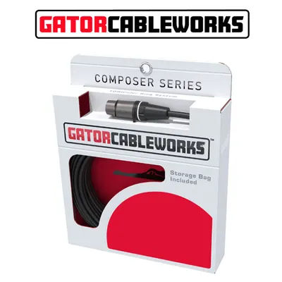 Gator Cableworks - Composer XLR(F) to TRS Cable / 오디오 케이블 6m (GCWC-XLR-20FTRS)