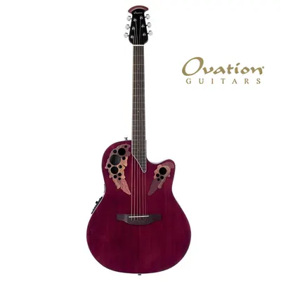 Ovation 오베이션 통기타 Ovation Celebrity Elite CE44-RR Ruby Red Gloss