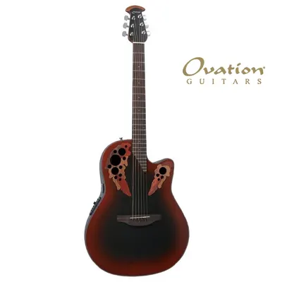 Ovation 오베이션 통기타 Ovation Celebrity Elite CE44-RRB Reverse Red Burst Satin