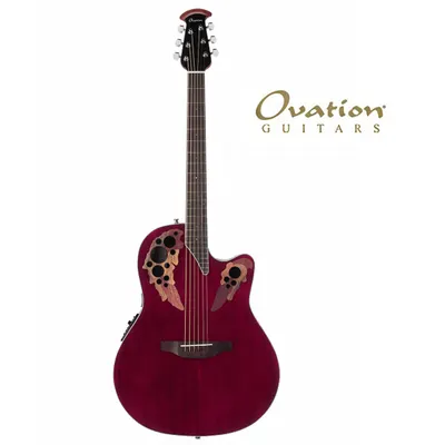 Ovation 오베이션 통기타 CE48-RR Ruby Red Gloss