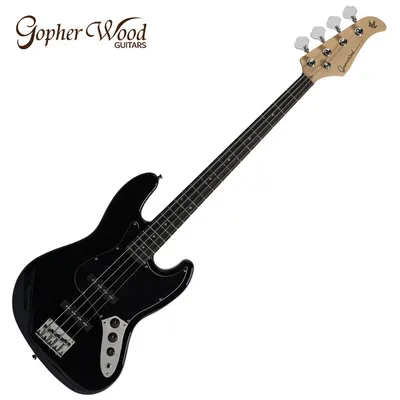 Gopher Wood 고퍼우드 베이스기타 J-Classic II Jet Black