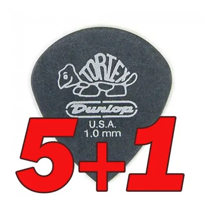 Dunlop 피크 Tortex Pitch Black Jazz 1.0mm [482R1.0]