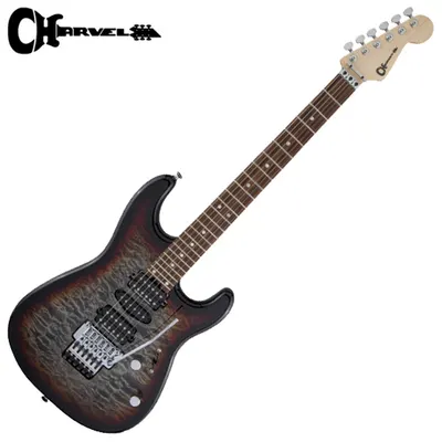 Charvel 일렉기타 MJ Series San Dimas Style1 HSH FR PF QM Midnight Glow