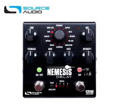 Source Audio 기타이펙터 Nemesis Delay ADT Analog Dry Through 아날로그 드라이 스루