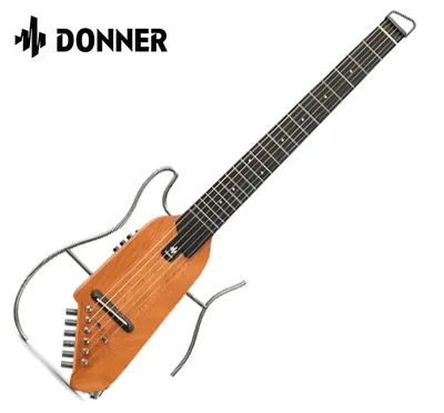 DONNER 사일런트 반려기타 HUSH-I 허쉬원 마호가니 내추럴