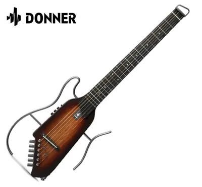 DONNER 사일런트 반려기타 HUSH-I 허쉬원 마호가니 선버스트
