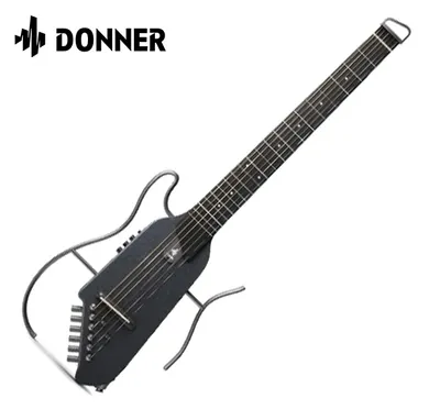 DONNER 사일런트 반려기타 HUSH-I 허쉬원 메이플 블랙