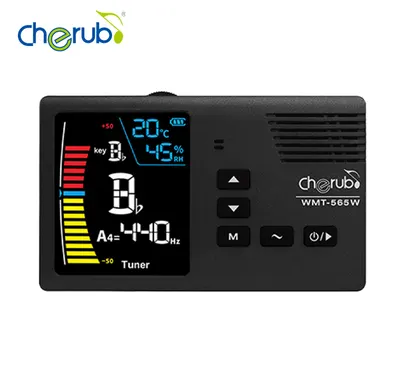 Cherub 메트로놈 튜너 WMT-565W (관악기 전용 메트로놈+튜너 실시간 온,습도 측정)