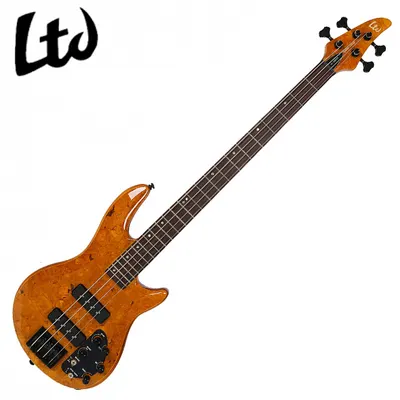 LTD 베이스기타 H-1004SE Burl Maple