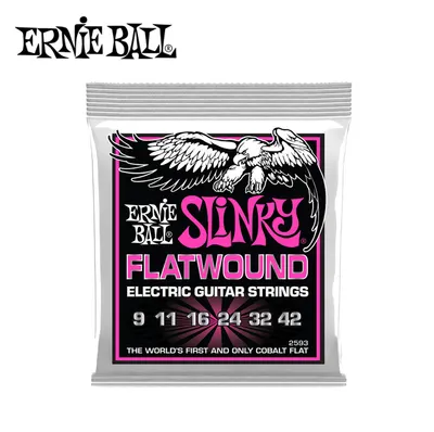 Ernie Ball 어니볼 일렉기타줄 Super Slinky Flatwound Electric [P02593] (009-042)
