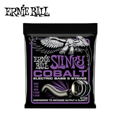Ernie Ball 어니볼 베이스 5현 스트링 Power Slinky Cobalt 5-String Electric Bass [P02738] (050-135)