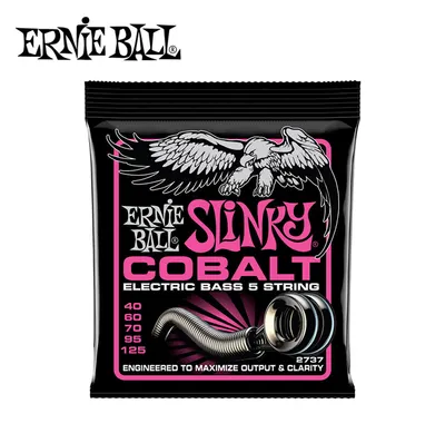 Ernie Ball 어니볼 베이스 5현 스트링 Super Slinky Cobalt 5-String Electric Bass [P02737] (040-125)