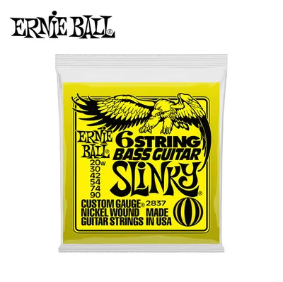 Ernie Ball 어니볼 6현 베이스 스트링 Slinky Nickel Wound 6-String Short Scale Bass [P02837] (020-090)
