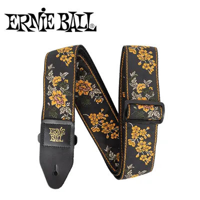 Ernie Ball 어니볼 스트랩 Classic Jacquard Strap Tangerine Blossom (P05363)