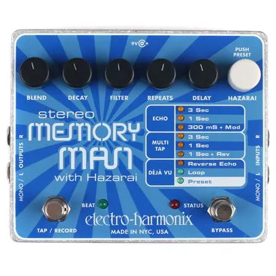 Electro-Harmonix Stereo Memory Man with Hazarai