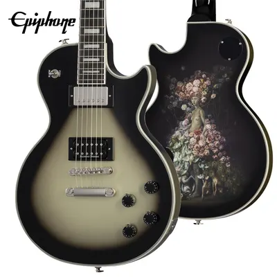 Epiphone 일렉기타 Adam Jones Les Paul Custom [SELF-PORTRAIT AS NOT DEAD YET] Antique Silverburst (EILPCAJV3ASBNH3)