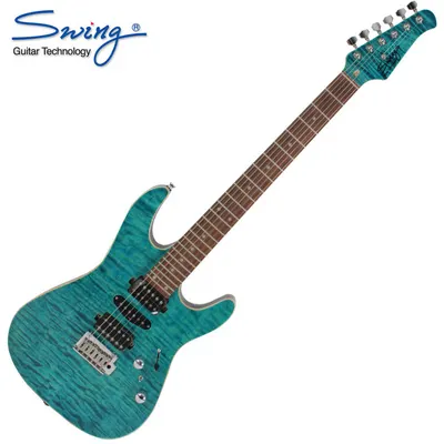 Swing 스윙 일렉기타 Modern SE Aqua Blue