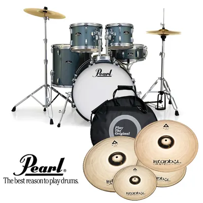 Pearl Roadshow 188BR 드럼 심벌 할인 패키지 (Istanbul Agop Xist Brilliant 심벌세트) / RS525C