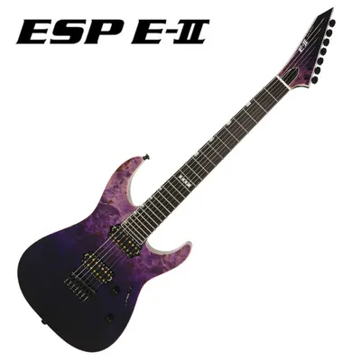 ESP 일렉기타 E-II M2 7 NT BM / Purple Natural Fade