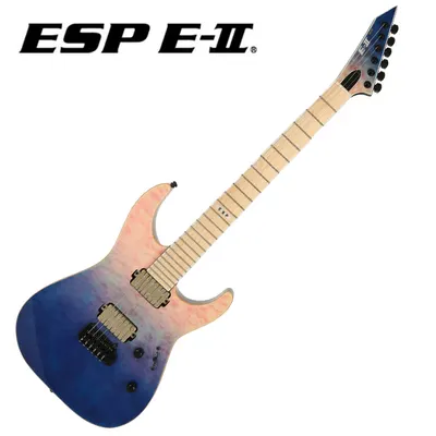 ESP 일렉기타 E-II M2 HST QM / Indigo Purple Fade