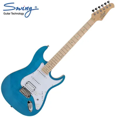 Swing 스윙 일렉기타 R-2 Plus Trans Blue (M)