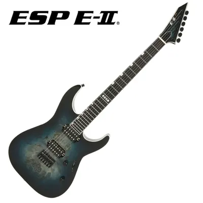 ESP 일렉기타 E-II M2 HT / Mercury Blue Burst