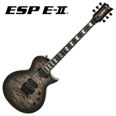 ESP 일렉기타 E-II Eclipse FR / Charcoal Burst