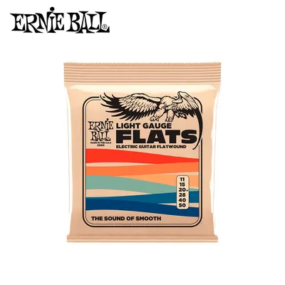 어니볼 일렉기타 스트링 Ernie Ball Light Flatwound [P02580] (011-050)
