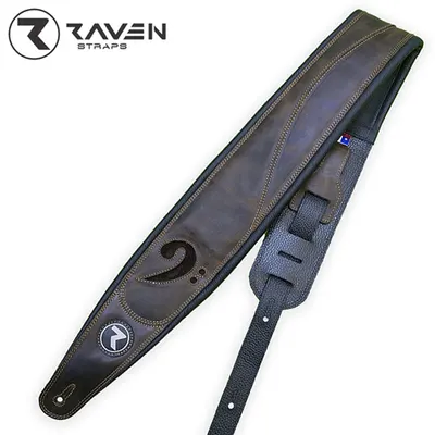 Raven 칠레 소가죽 스트랩 JACO Series 4inch Dark Brown