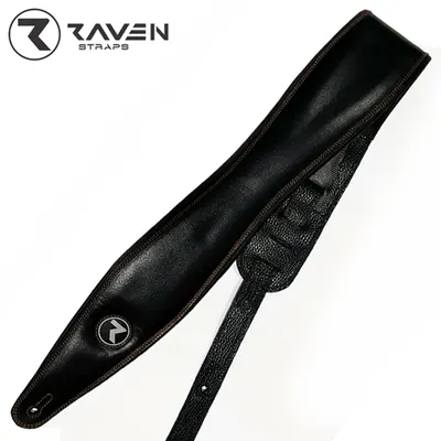Raven 칠레 소가죽 스트랩 TRINITY Series 3inch Black Cooper