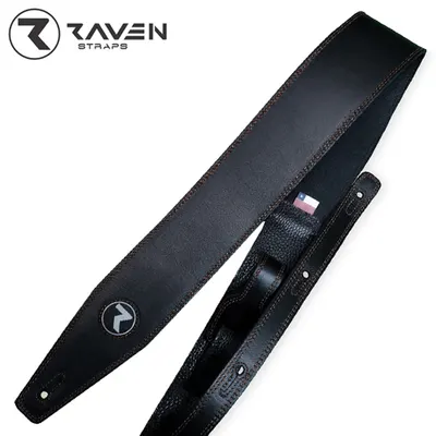 Raven 칠레 소가죽 스트랩 VINTAGE Series 3inch Black Cooper