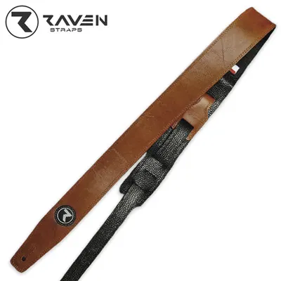 Raven 칠레 소가죽 스트랩 VINTAGE Series 2inch Brown
