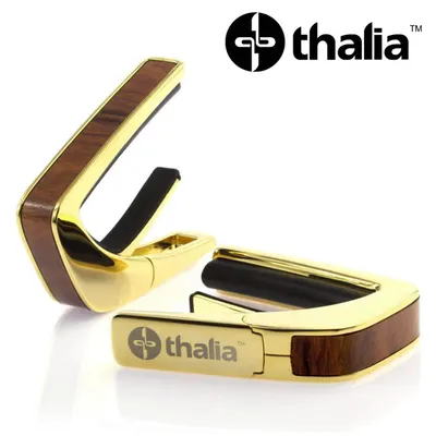 Thalia 카포 Capo with Santos Rosewood Inlay / 24k Gold (CG200-SR)