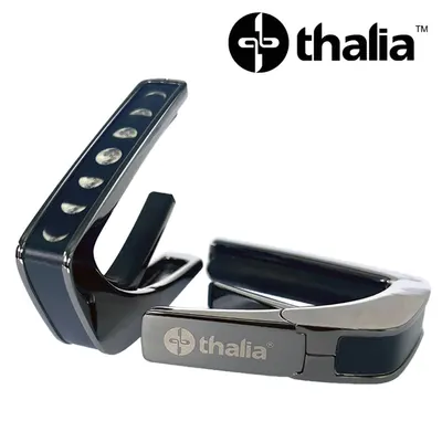 Thalia 카포 Capo with Moon Phases on Pearl Inlay / Black Chrome (CB201-09)
