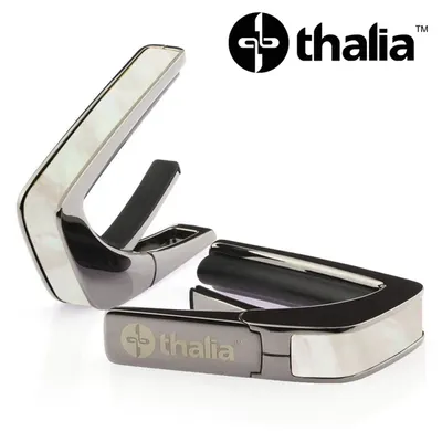 Thalia 카포 Capo with White Mother of Pearl Inlay / Black Chrome CB200-MP