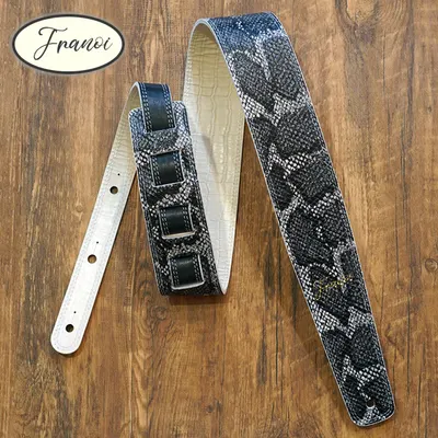 Franoi 프라노이 이태리 양면 스트랩 블랙앤화이트 아나콘다 CR645T BW