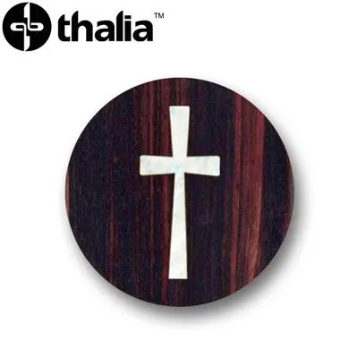 Thalia 피크홀더 Pearl Cross Shell Pick Puck / Ebony Ink (PPPCS-EI)