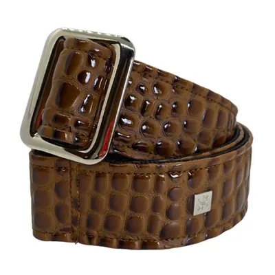 Get`m Get`m 겟엠겟엠 스트랩 Aussie Gator Mocha Brown