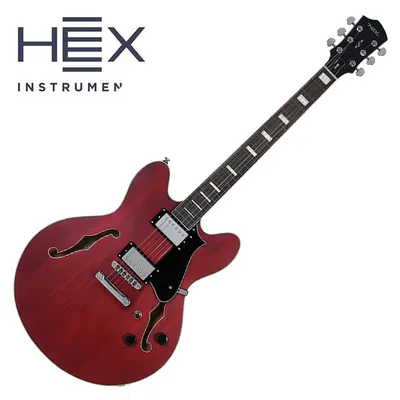 HEX 헥스 일렉기타 Q300 S/TR (Transparent Red)