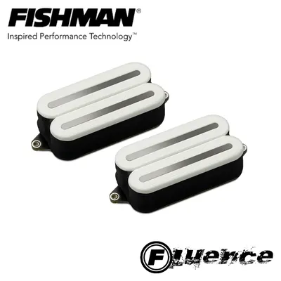 Fishman 피쉬맨 Fluence Open Core Modern Humbucker Black Nickel Blades Set (White) / PRF-MO6-SWB