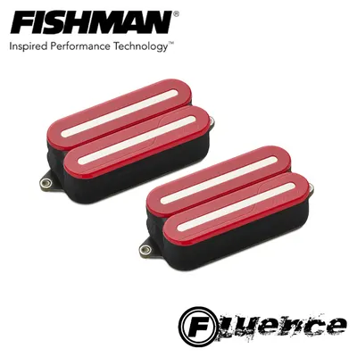 Fishman 피쉬맨 Fluence Open Core Modern Humbucker Nickel Blades Set (Red) / PRF-MO6-SDN