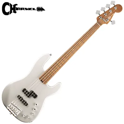 Charvel 베이스기타 PRO-MOD SAN DIMAS BASS PJ V Platinum Pearl 5현 베이스
